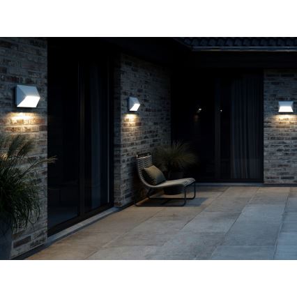 Nordlux - Aplique de exterior PONTIO 2xGU10/25W/230V IP54 blanco