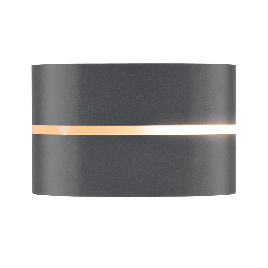 Nordlux - Aplique de exterior SIBELIS 1xE27/10W/230V IP44 antracita