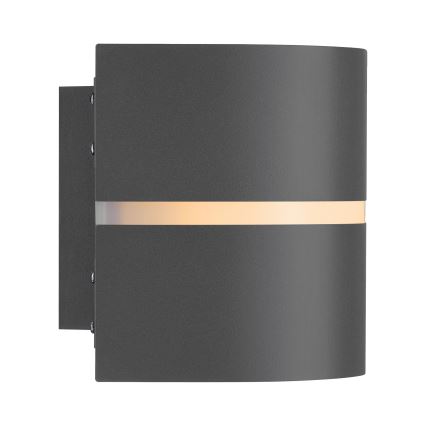 Nordlux - Aplique de exterior SIBELIS 1xE27/10W/230V IP44 antracita