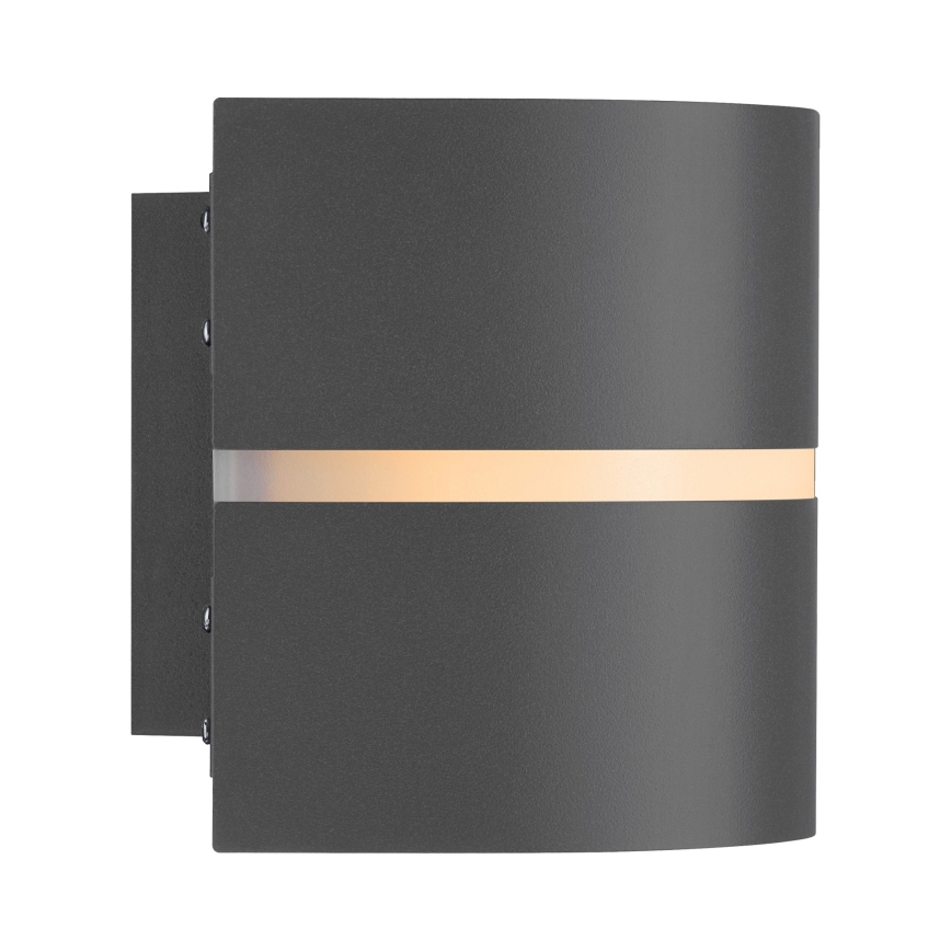 Nordlux - Aplique de exterior SIBELIS 1xE27/10W/230V IP44 antracita