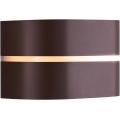 Nordlux - Aplique de exterior SIBELIS 1xE27/10W/230V IP44 marrón