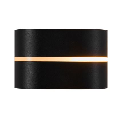Nordlux - Aplique de exterior SIBELIS 1xE27/10W/230V IP44 negro