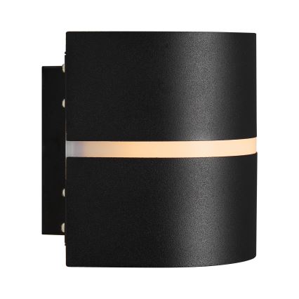 Nordlux - Aplique de exterior SIBELIS 1xE27/10W/230V IP44 negro