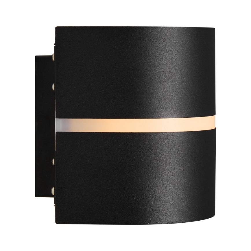 Nordlux - Aplique de exterior SIBELIS 1xE27/10W/230V IP44 negro