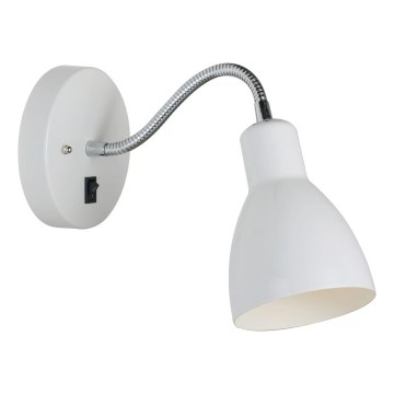 Nordlux - Aplique de pared CYCLONE 1xE14/15W/230V blanco