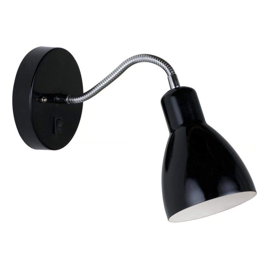 Nordlux - Aplique de pared CYCLONE 1xE14/15W/230V negro