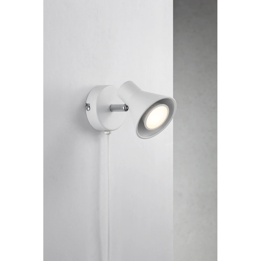 Nordlux - Aplique de pared EIK 1xGU10/35W/230V blanco