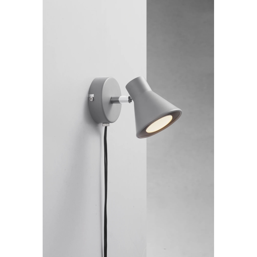 Nordlux - Aplique de pared EIK 1xGU10/35W/230V gris