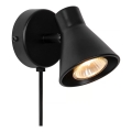 Nordlux - Aplique de pared EIK 1xGU10/35W/230V negro