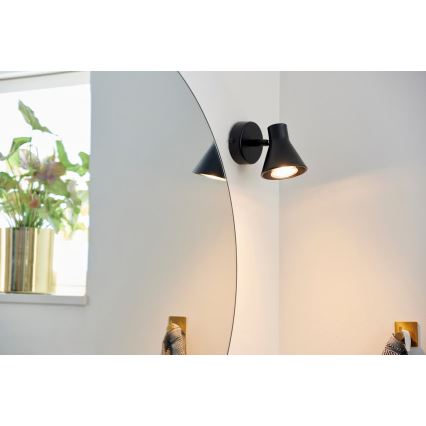Nordlux - Aplique de pared EIK 1xGU10/35W/230V negro