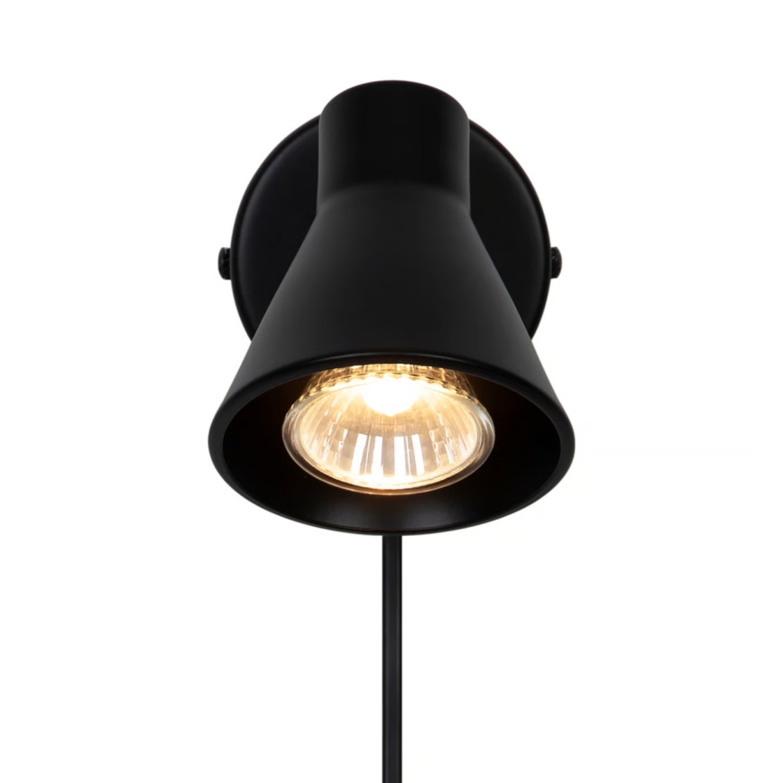 Nordlux - Aplique de pared EIK 1xGU10/35W/230V negro