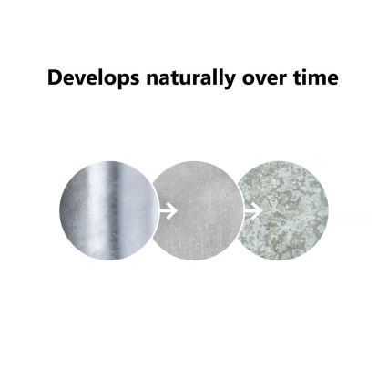 Nordlux - Aplique de pared exterior AGGER 1xE27/60W/230V IP54 plata