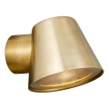 Nordlux - Aplique de pared exterior ALERIA 1xGU10/35W/230V IP44 latón