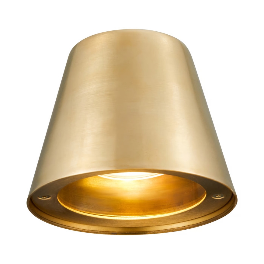 Nordlux - Aplique de pared exterior ALERIA 1xGU10/35W/230V IP44 latón
