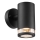 Nordlux - Aplique de pared exterior BIRK 1xGU10/28W/230V IP44 negro
