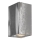 Nordlux - Aplique de pared exterior CANTO 2xGU10/28W/230V IP44 acabado plateado