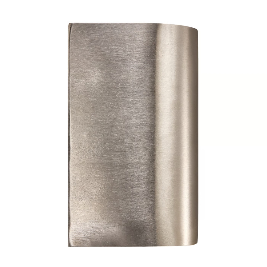 Nordlux - Aplique de pared exterior CANTO 2xGU10/28W/230V IP44 acero inoxidable