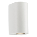Nordlux - Aplique de pared exterior CANTO 2xGU10/28W/230V IP44 blanco