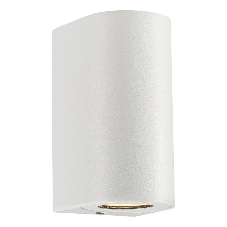 Nordlux - Aplique de pared exterior CANTO 2xGU10/28W/230V IP44 blanco