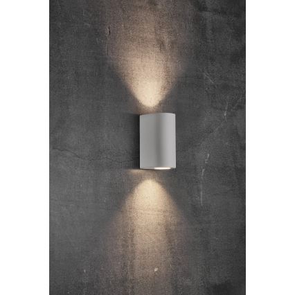 Nordlux - Aplique de pared exterior CANTO 2xGU10/28W/230V IP44 blanco