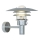 Nordlux - Aplique de pared exterior con sensor LONSTRUP 1xE27/60W/230V IP44 plateado