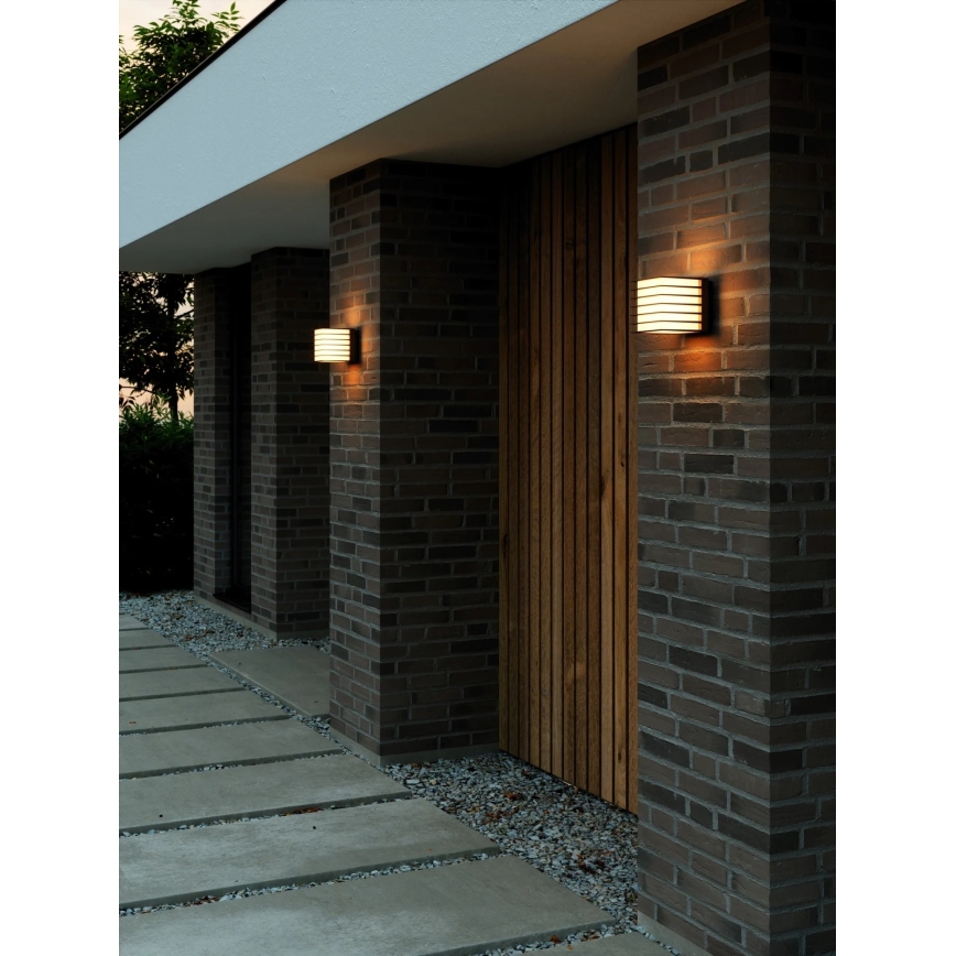 Nordlux - Aplique de pared exterior FLUCTUS 1xE27/15W/230V IP44