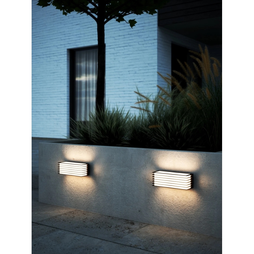 Nordlux - Aplique de pared exterior FLUCTUS 2xE27/15W/230V IP44