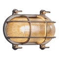 Nordlux - Aplique de pared exterior HELFORD 1xE27/12,5W/230V IP64 gris