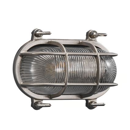 Nordlux - Aplique de pared exterior HELFORD 1xE27/12,5W/230V IP64 gris