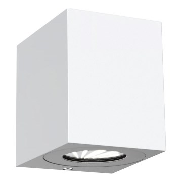 Nordlux - Aplique de pared exterior LED CANTO 2xLED/6W/230V IP44 blanco
