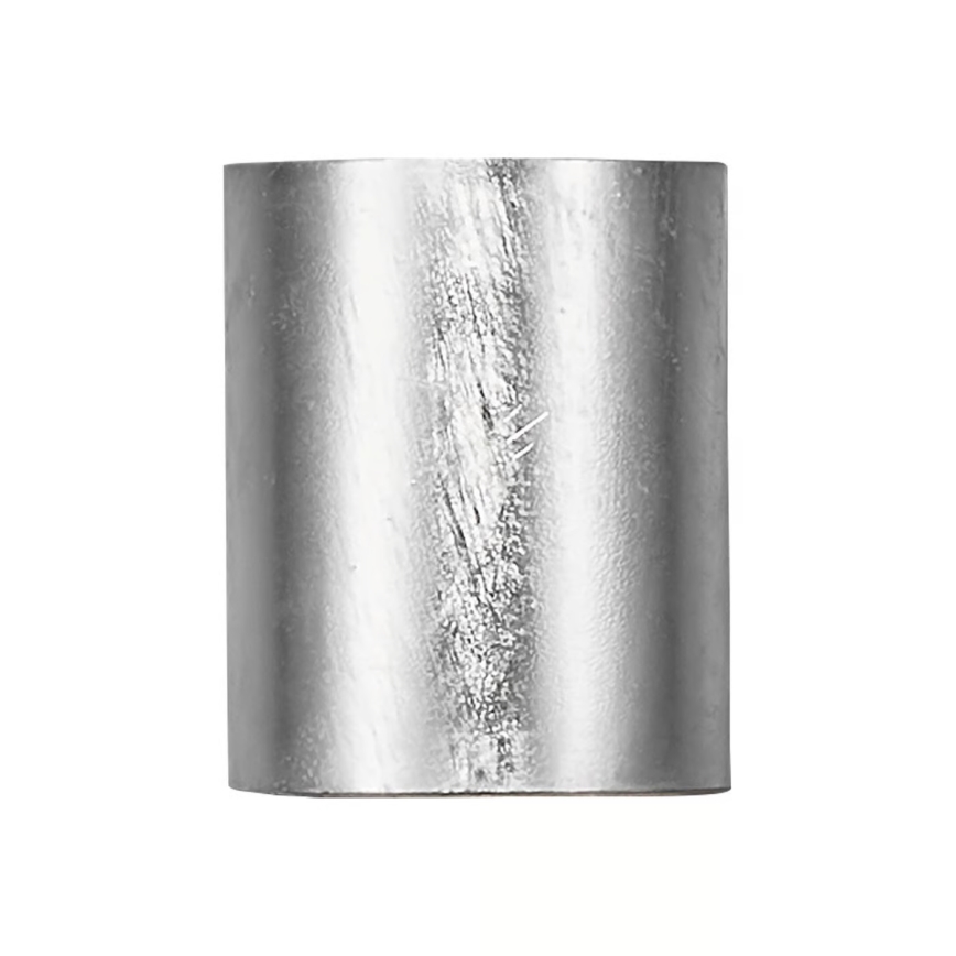 Nordlux - Aplique de pared exterior LED CANTO 2xLED/6W/230V IP44 plateado