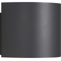 Nordlux - Aplique de pared exterior LED MILDA LED/4,9W/230V IP44 antracita