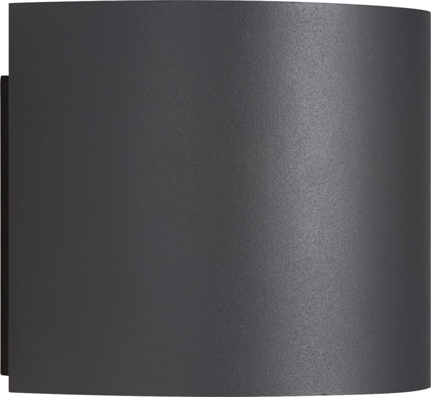 Nordlux - Aplique de pared exterior LED MILDA LED/4,9W/230V IP44 antracita