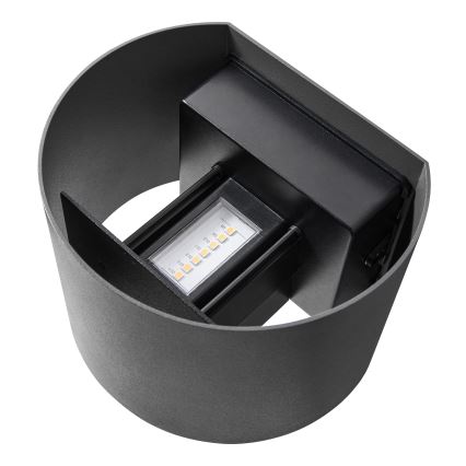 Nordlux - Aplique de pared exterior LED MILDA LED/4,9W/230V IP44 antracita