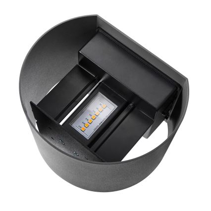 Nordlux - Aplique de pared exterior LED MILDA LED/4,9W/230V IP44 antracita