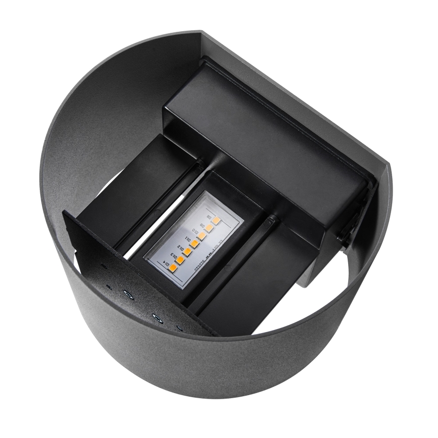 Nordlux - Aplique de pared exterior LED MILDA LED/4,9W/230V IP44 antracita