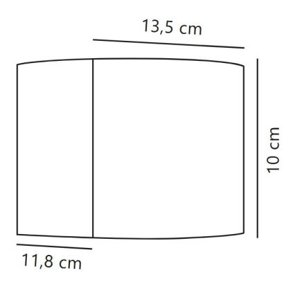Nordlux - Aplique de pared exterior LED MILDA LED/4,9W/230V IP44 antracita