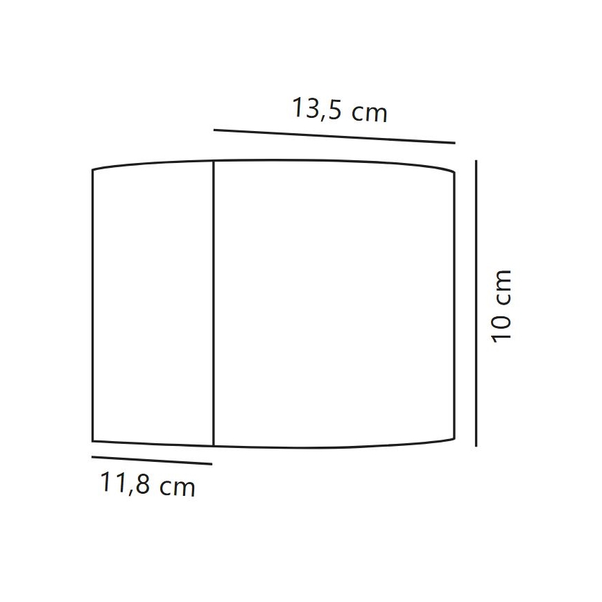 Nordlux - Aplique de pared exterior LED MILDA LED/4,9W/230V IP44 antracita