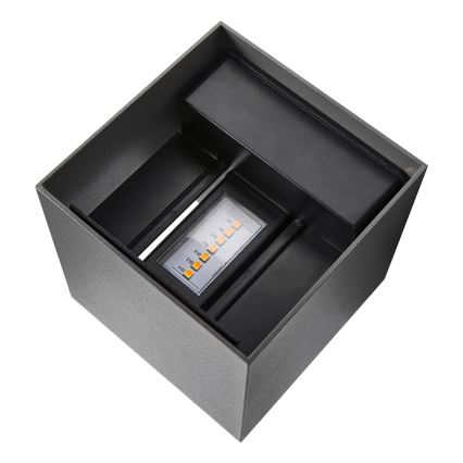 Nordlux - Aplique de pared exterior LED MILDA LED/4,9W/230V IP44 antracita