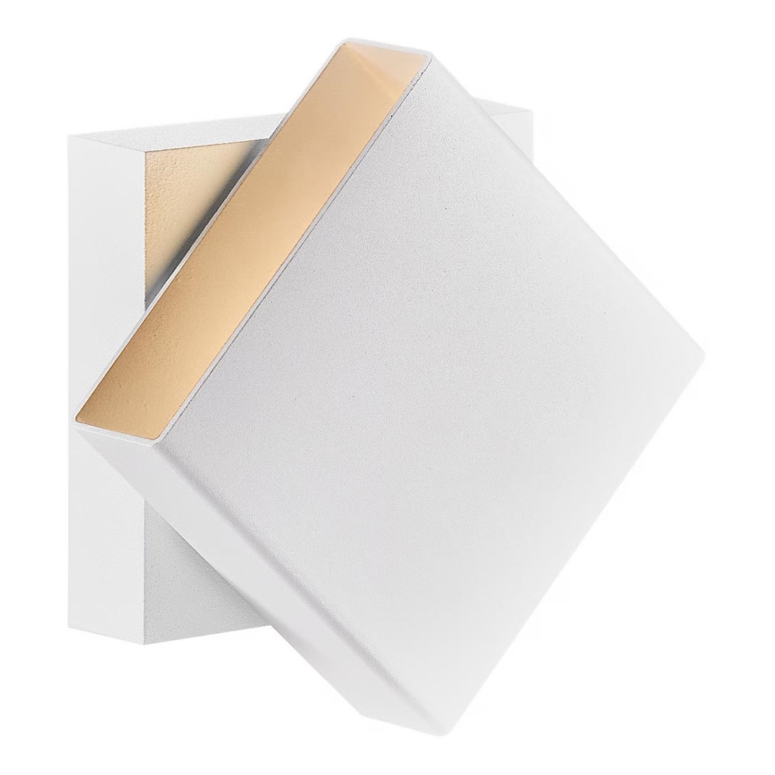 Nordlux - Aplique de pared exterior LED regulable TURN LED/13,8W/230V IP54 blanco