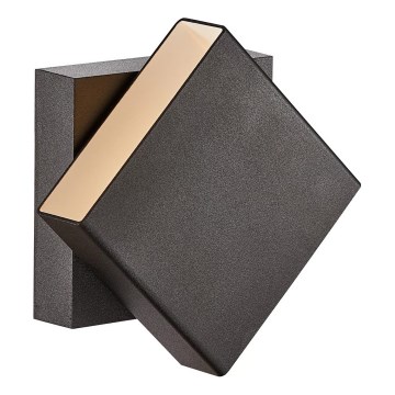 Nordlux - Aplique de pared exterior LED regulable TURN LED/13,8W/230V IP54 negro
