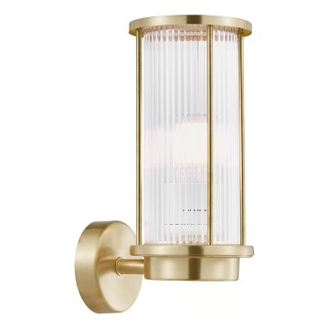 Nordlux - Aplique de pared exterior LINTON 1xE27/15W/230V IP54, latón