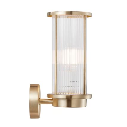 Nordlux - Aplique de pared exterior LINTON 1xE27/15W/230V IP54, latón