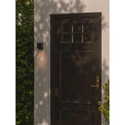 Nordlux - Aplique de pared exterior NIKO 1xGU10/25W/230V IP54 negro