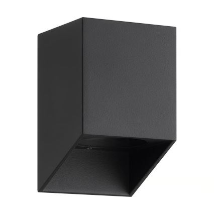Nordlux - Aplique de pared exterior NIKO 1xGU10/25W/230V IP54 negro