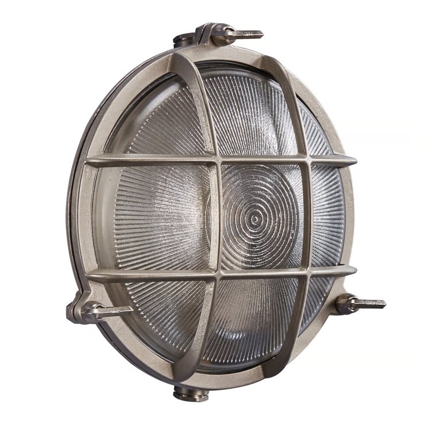 Nordlux - Aplique de pared exterior POLPERRO 1xE27/12,5W/230V IP64 gris