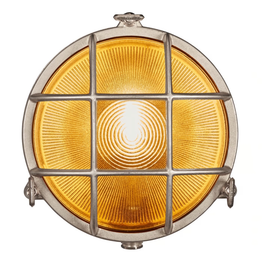 Nordlux - Aplique de pared exterior POLPERRO 1xE27/12,5W/230V IP64 gris