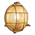 Nordlux - Aplique de pared exterior POLPERRO 1xE27/12,5W/230V IP64 latón