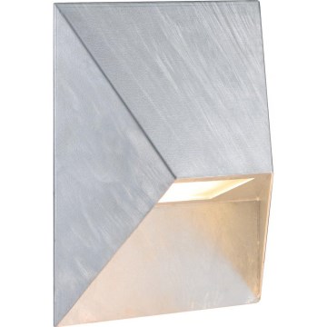 Nordlux - Aplique de pared exterior PONTIO 1xGU10/25W/230V IP54 plateado