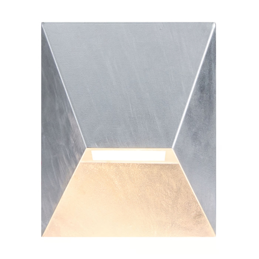 Nordlux - Aplique de pared exterior PONTIO 1xGU10/25W/230V IP54 plateado